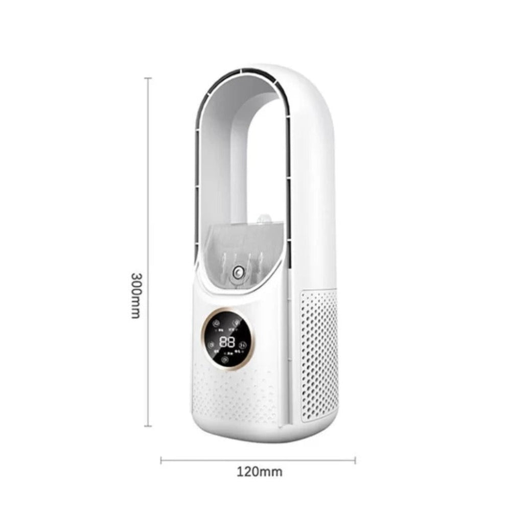 Portable Blade-Free Air Cooler with USB Power and Built-in Timer – Ideal for Home and Office 12