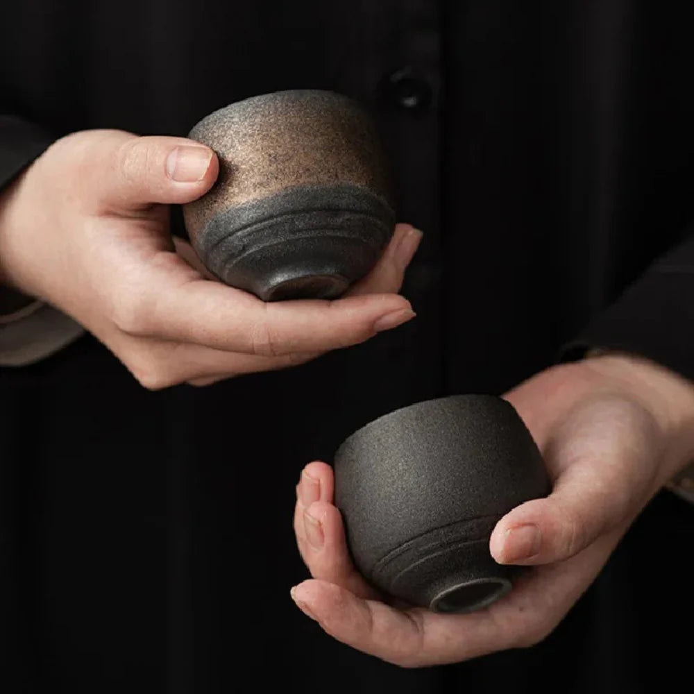 Handcrafted Ceramic Espresso Cups – Unique Design, Perfect for Espresso and Macchiato 3