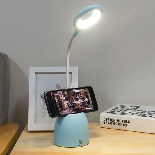 Children's Desk Lamp with Storage Pot and Phone Holder – LED Light for Creative Learning 1