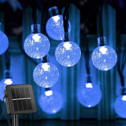 60 LED Solar-Powered Crystal Ball String Lights – 3.5m Waterproof Decorative Lighting 2
