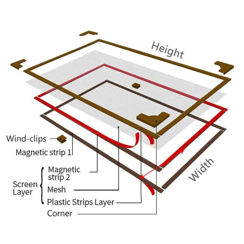 Magnetic Insect Screen for Windows – Easy Installation, Reusable, and Chemical-Free 7
