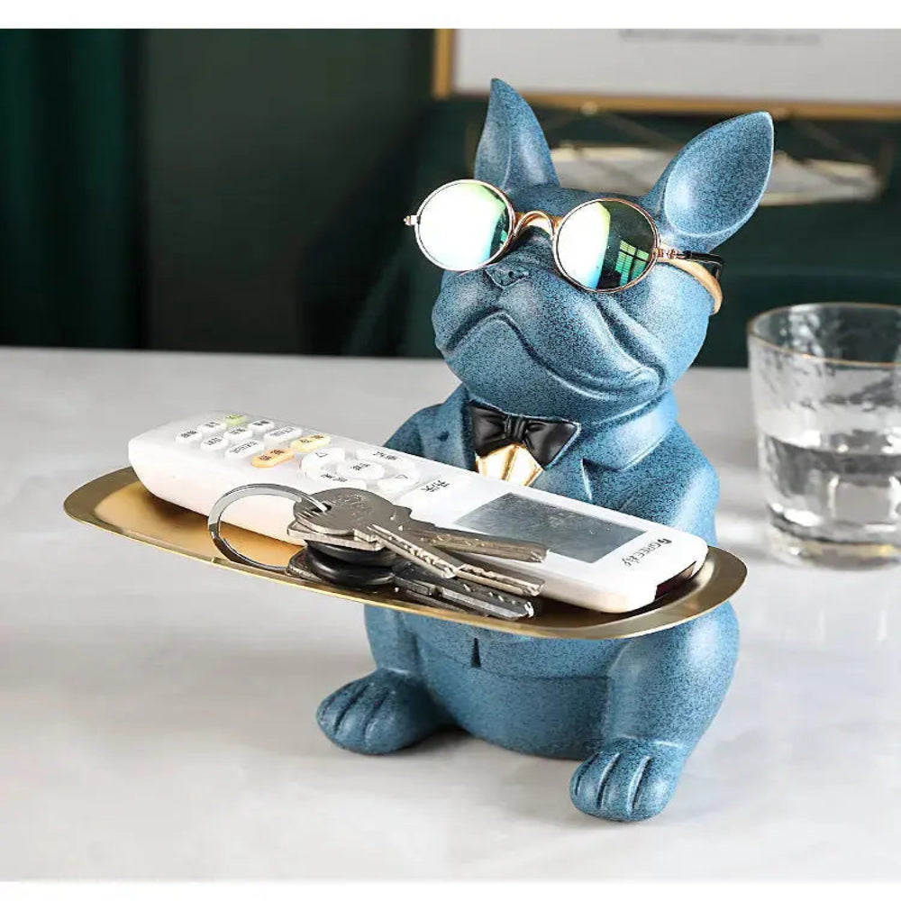 Modern Bulldog Sculpture in Durable Resin – Stylish Home Decor for Dog Lovers 10