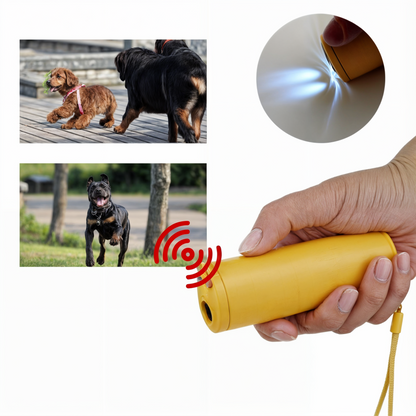 Ultrasonic Dog Trainer with Flashlight – Compact Anti-Bark Device for Effective Training 6