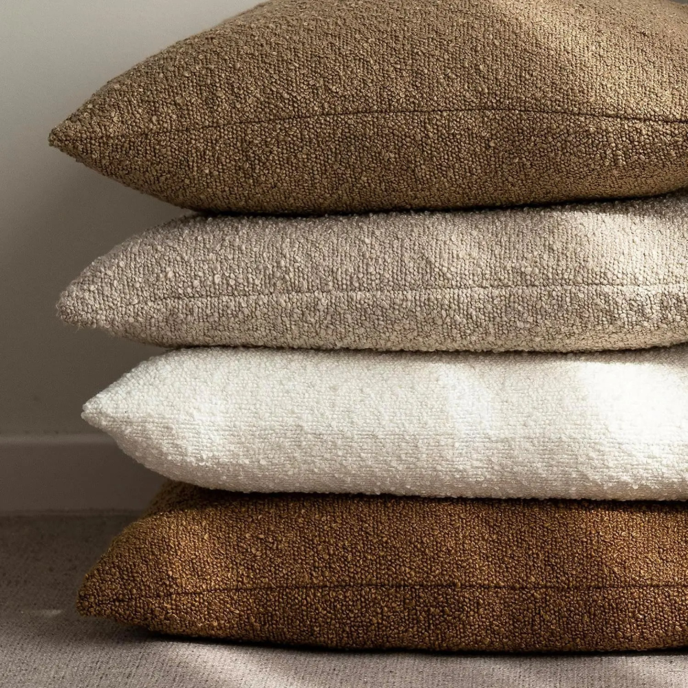 Soft Bouclé Cushion Cover – 45x45 cm Decorative Pillowcase with Hidden Zipper 3