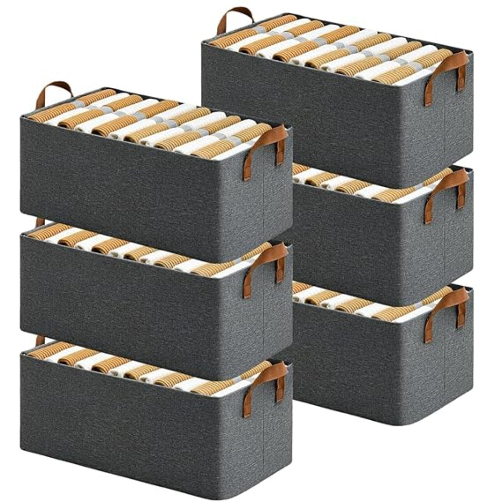 Foldable Storage Box with Handles – Spacious and Compact Organizer for Clothes and Accessories 4