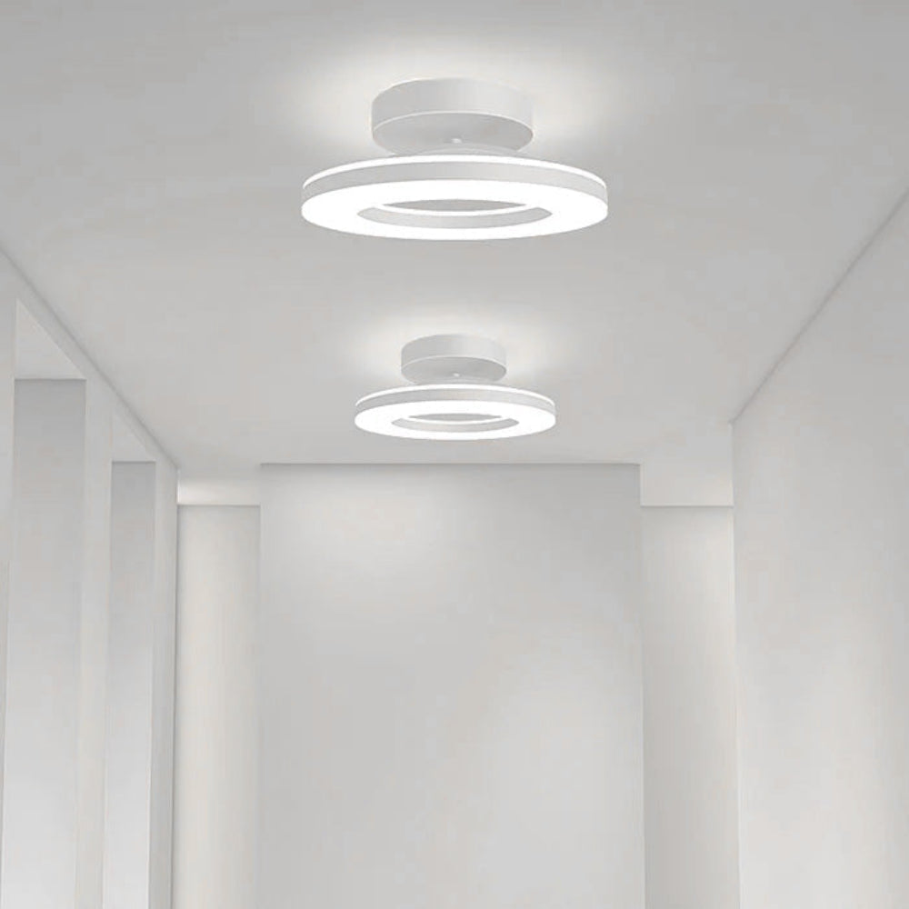 Modern LED Flush Mount Ceiling Light Fixture – Sleek Iron Design for Hallways and Bedrooms 13