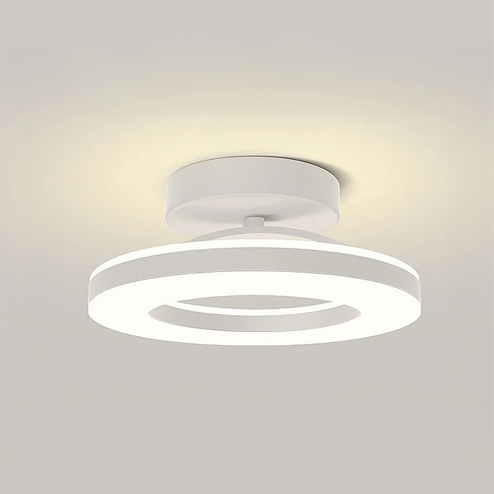 Modern LED Flush Mount Ceiling Light Fixture – Sleek Iron Design for Hallways and Bedrooms 14