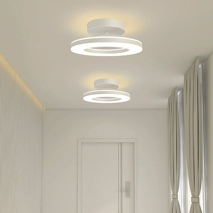Modern LED Flush Mount Ceiling Light Fixture – Sleek Iron Design for Hallways and Bedrooms 17