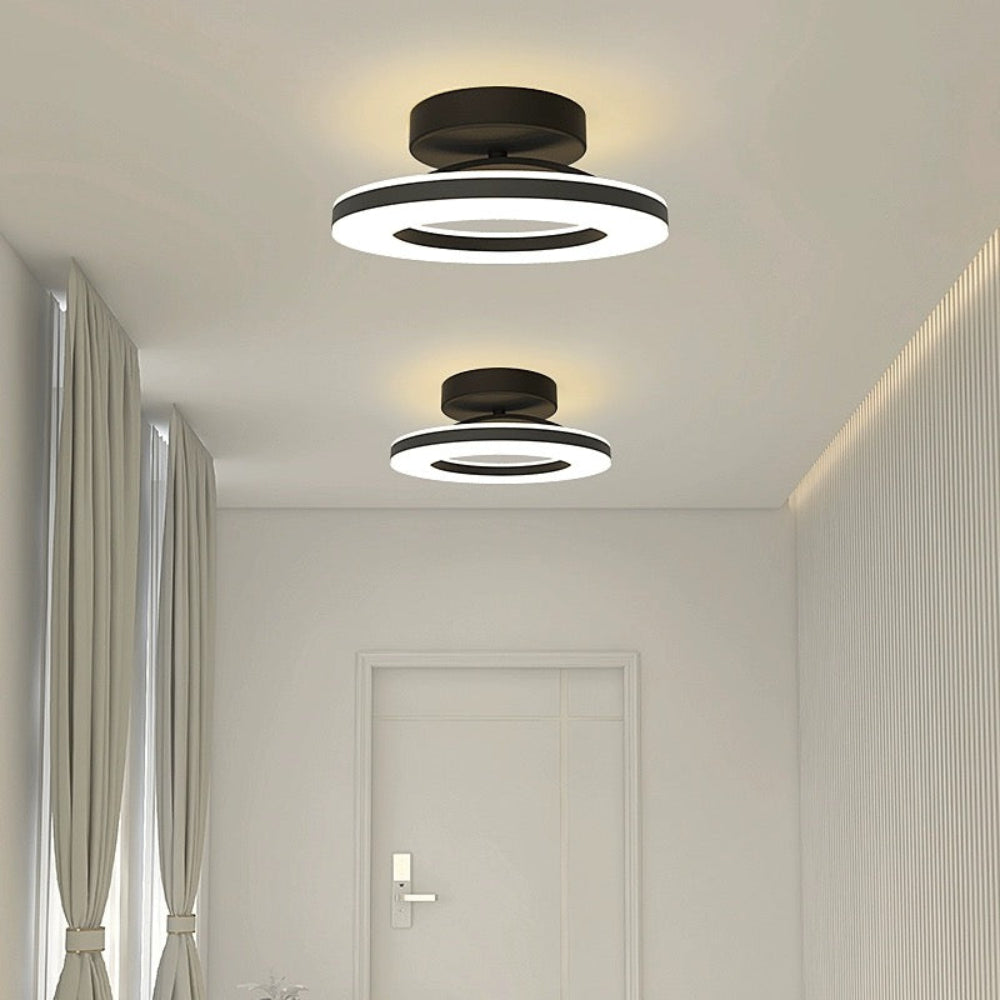 Modern LED Flush Mount Ceiling Light Fixture – Sleek Iron Design for Hallways and Bedrooms 21