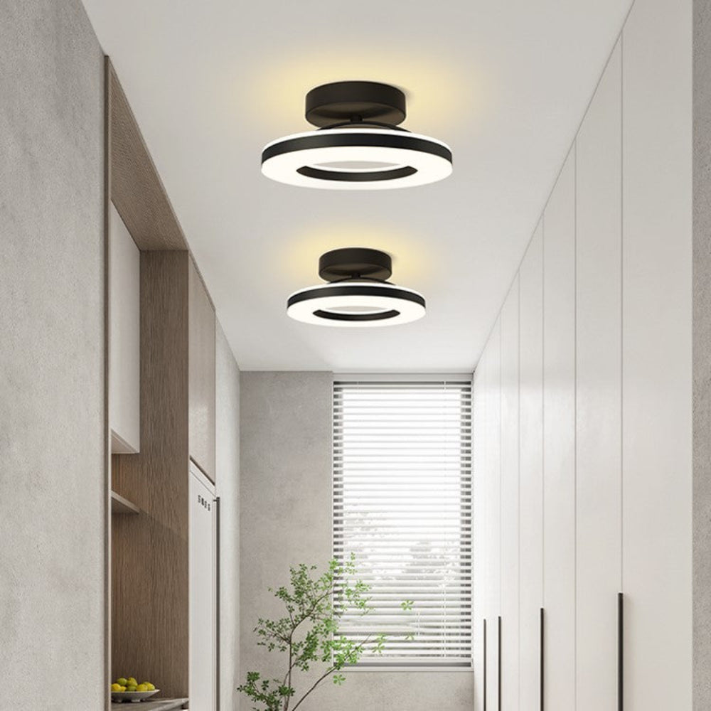 Modern LED Flush Mount Ceiling Light Fixture – Sleek Iron Design for Hallways and Bedrooms 22