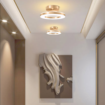 Modern LED Flush Mount Ceiling Light Fixture – Sleek Iron Design for Hallways and Bedrooms 3