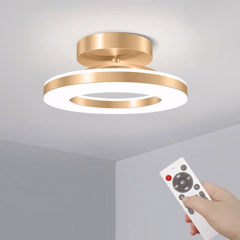 Modern LED Flush Mount Ceiling Light Fixture – Sleek Iron Design for Hallways and Bedrooms 4