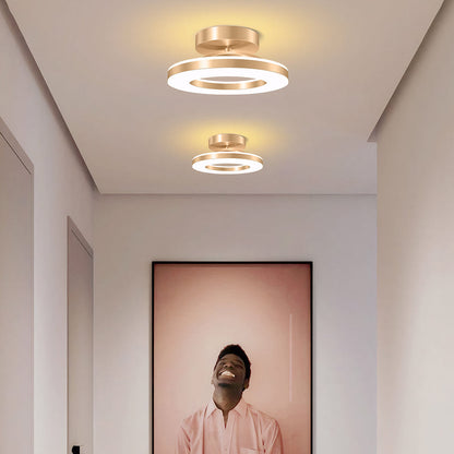 Modern LED Flush Mount Ceiling Light Fixture – Sleek Iron Design for Hallways and Bedrooms 6
