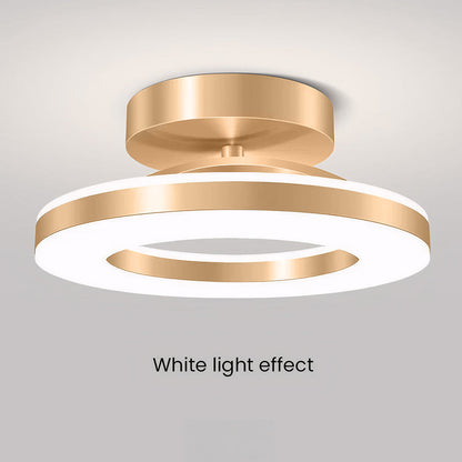 Modern LED Flush Mount Ceiling Light Fixture – Sleek Iron Design for Hallways and Bedrooms 8