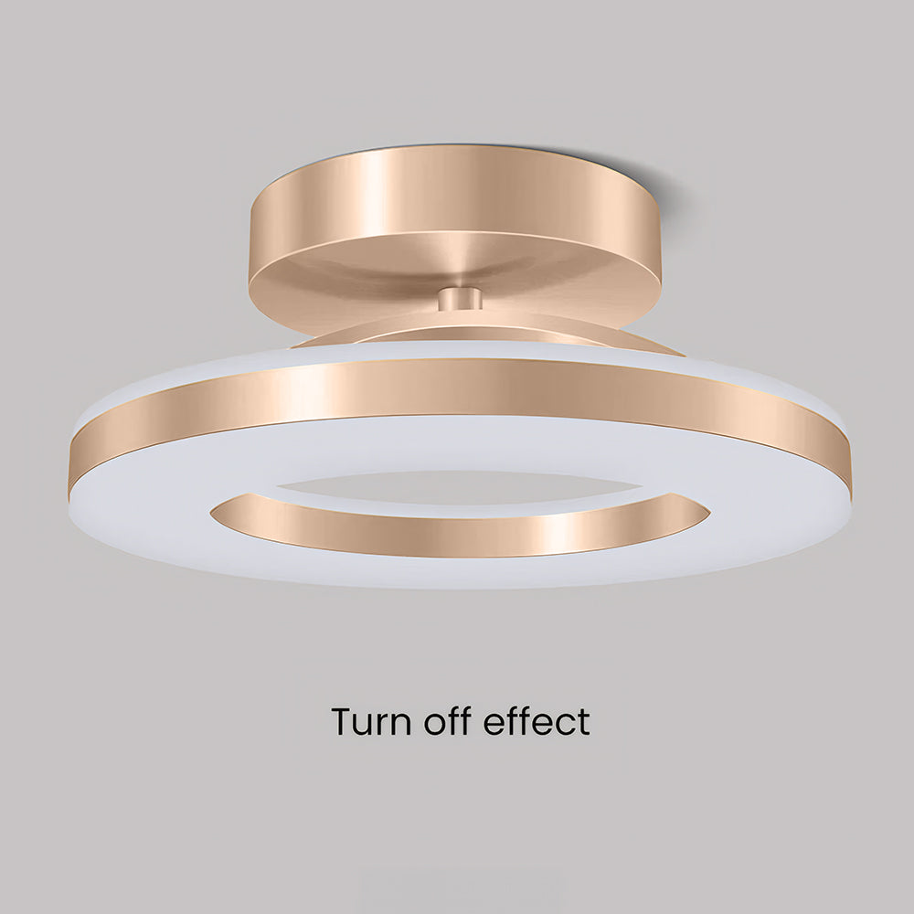 Modern LED Flush Mount Ceiling Light Fixture – Sleek Iron Design for Hallways and Bedrooms 9