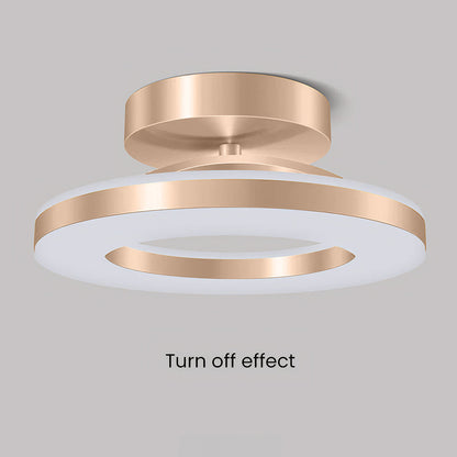 Modern LED Flush Mount Ceiling Light Fixture – Sleek Iron Design for Hallways and Bedrooms 9