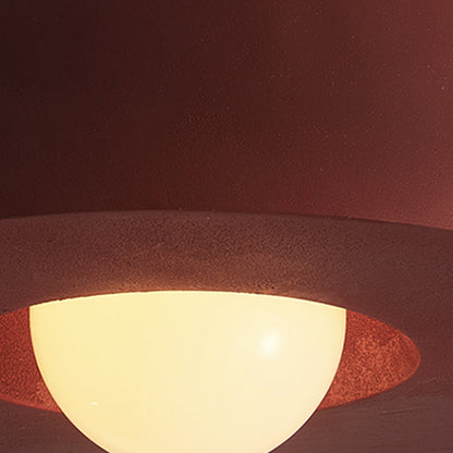 Scandinavian Ceramic Flush Mount Ceiling Light – Modern Cylindrical Design in Multiple Colors 13