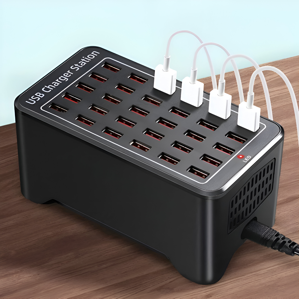 Universal USB Charging Station with 30 Ports – 150W Fast Charging Hub for Home and Office 2