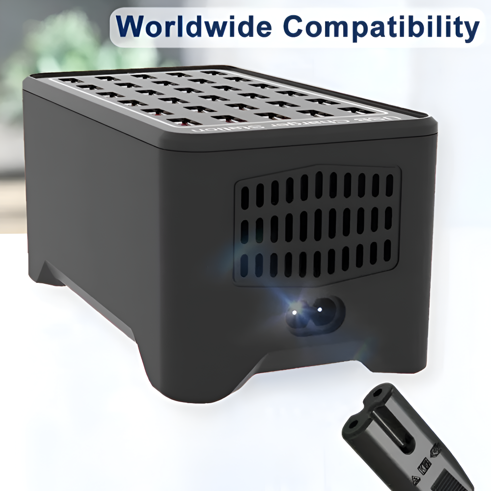 Universal USB Charging Station with 30 Ports – 150W Fast Charging Hub for Home and Office 5