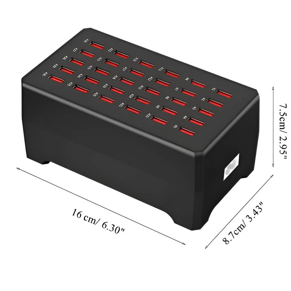Universal USB Charging Station with 30 Ports – 150W Fast Charging Hub for Home and Office 8