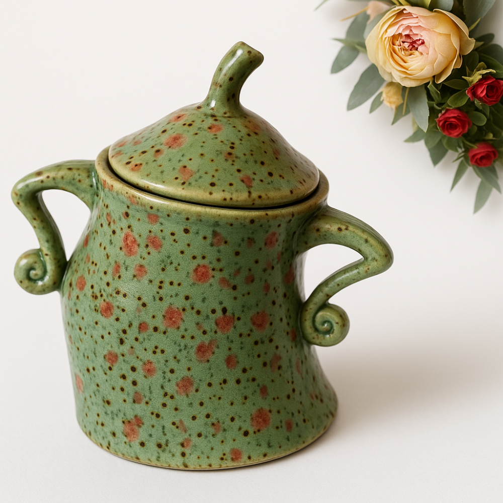 Charming Ceramic Storage Pot for Treats and Jewelry – Cute Decorative Container 3