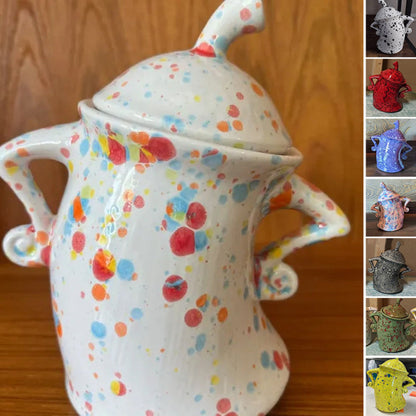 Charming Ceramic Storage Pot for Treats and Jewelry – Cute Decorative Container 5