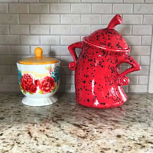 Charming Ceramic Storage Pot for Treats and Jewelry – Cute Decorative Container 1