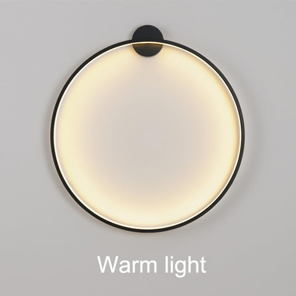 Modern Round LED Wall Light with Warm White Illumination – Slim Design for Indoor Spaces 4