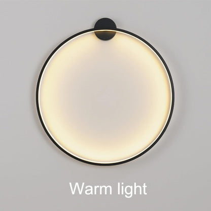 Modern Round LED Wall Light with Warm White Illumination – Slim Design for Indoor Spaces 4