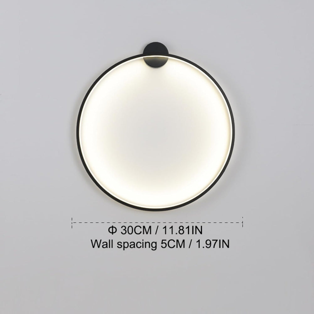 Modern Round LED Wall Light with Warm White Illumination – Slim Design for Indoor Spaces 5