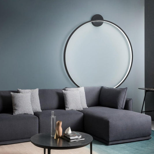 Modern Round LED Wall Light with Warm White Illumination – Slim Design for Indoor Spaces 1