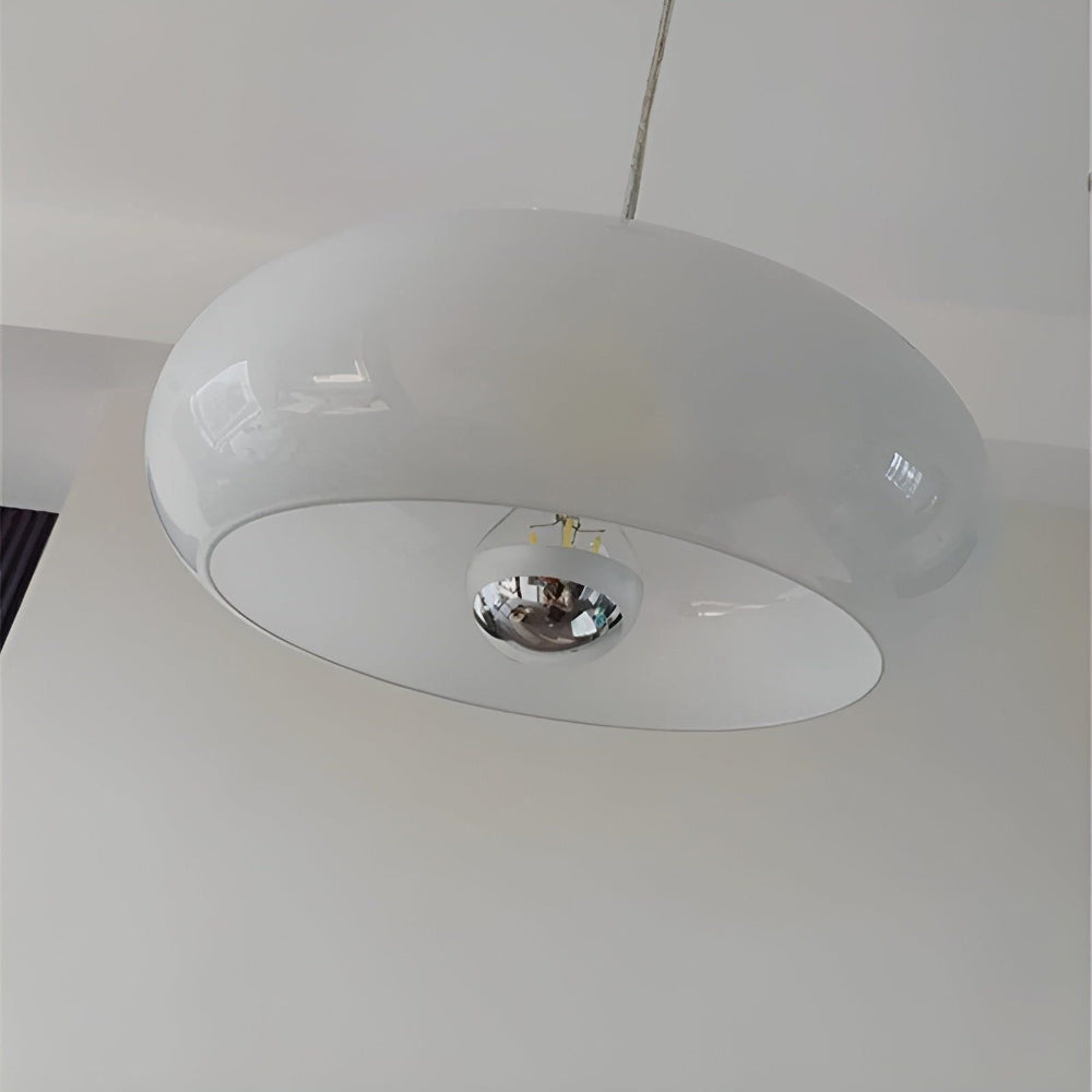 Nordic Glass LED Pendant Light with Vintage Charm – Adjustable Hanging Length for Dining and Living Spaces 6