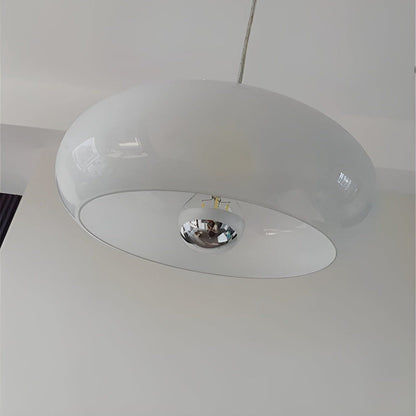 Nordic Glass LED Pendant Light with Vintage Charm – Adjustable Hanging Length for Dining and Living Spaces 6