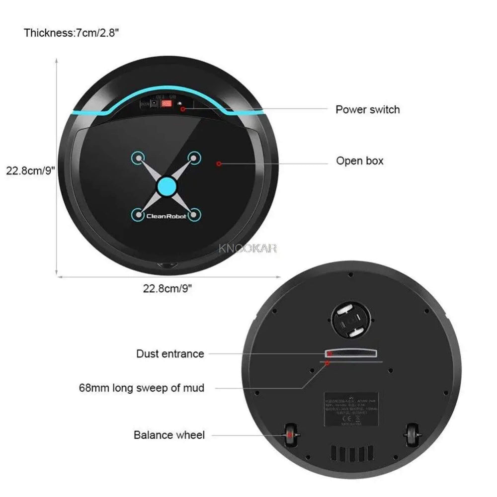 Intelligent 2-in-1 Vacuum and Mop Robot with Smart Navigation and App Control 5
