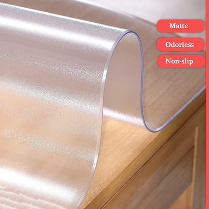 Transparent PVC Table Protector – Durable and Heat-Resistant Cover for Dining and Workspaces 5