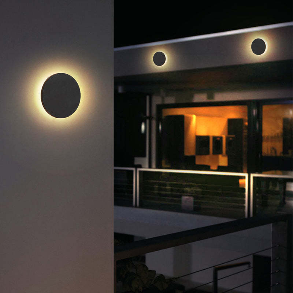 Outdoor Wall Light - Modern Minimalist LED Sconce, Weatherproof IP65, Round & Square Options for Patios and Entrances 3