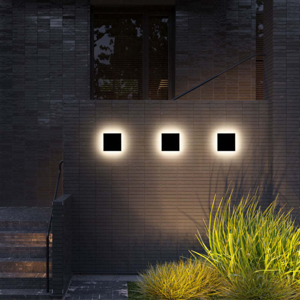 Outdoor Wall Light - Modern Minimalist LED Sconce, Weatherproof IP65, Round & Square Options for Patios and Entrances 4