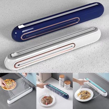 Magnetic Food Wrap Dispenser with Built-in Cutter – Compact Kitchen Organizer 3