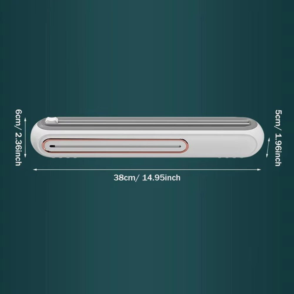 Magnetic Food Wrap Dispenser with Built-in Cutter – Compact Kitchen Organizer 4