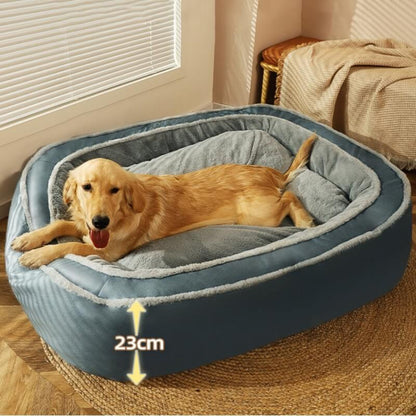 Orthopedic Dog Bed for Deep Sleep – Large Plush Pet Mattress with Removable Washable Cover 3