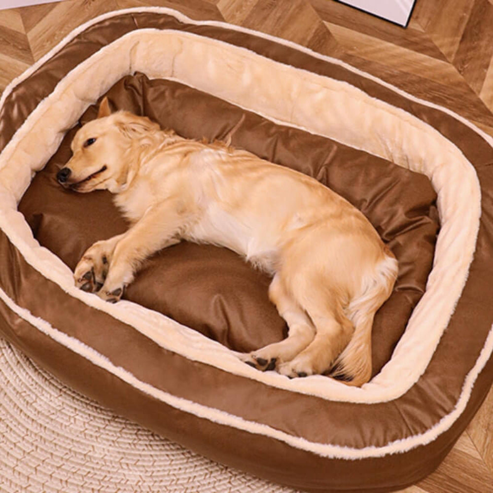 Orthopedic Dog Bed for Deep Sleep – Large Plush Pet Mattress with Removable Washable Cover 6