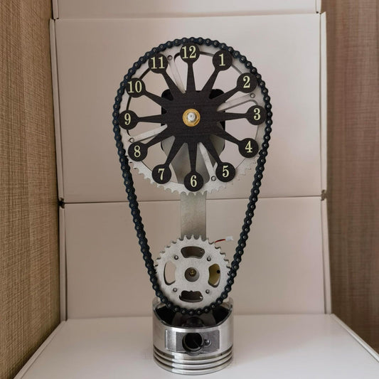 Modern Gear Wall Clock with Open Mechanism – Industrial Design for Home and Office 1