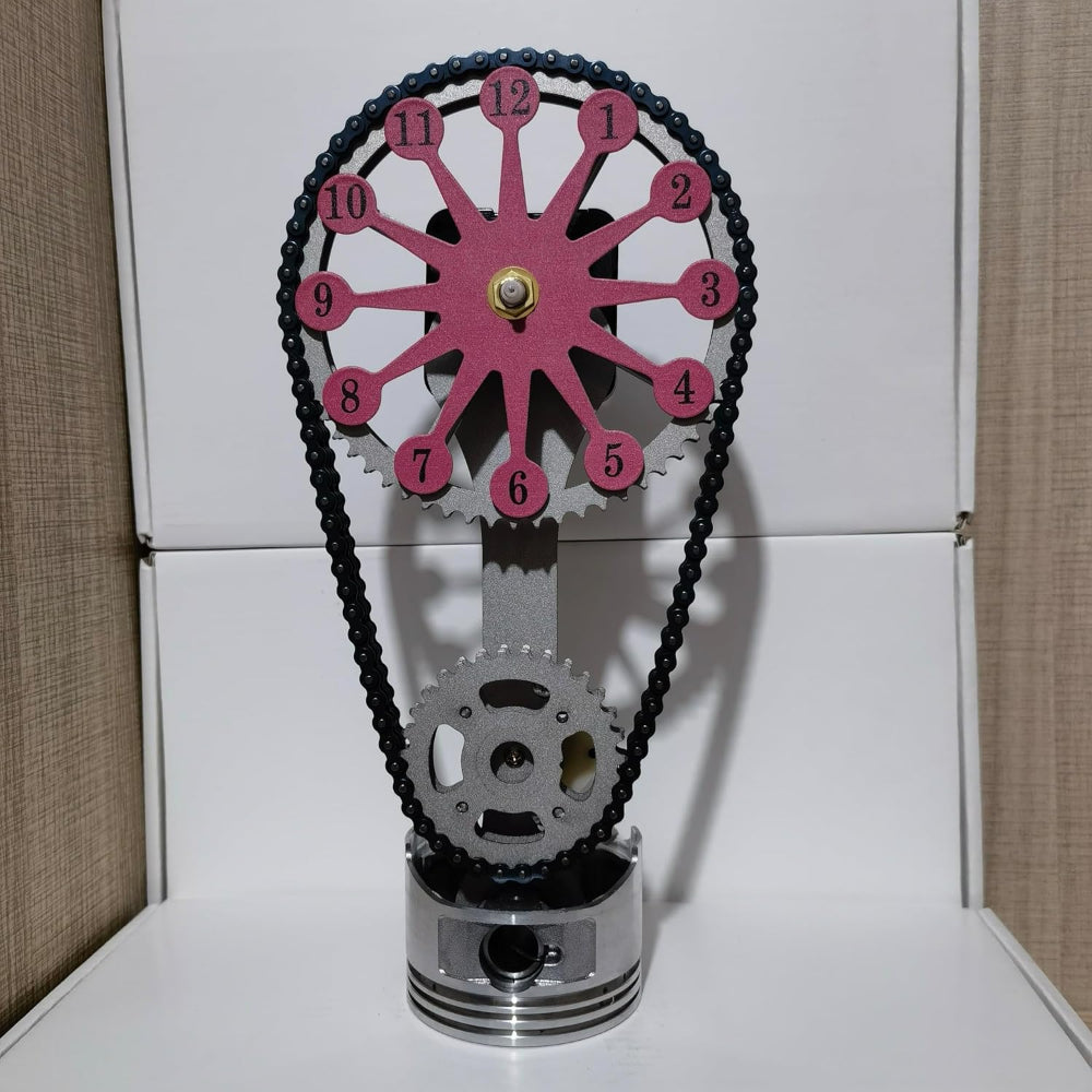 Modern Gear Wall Clock with Open Mechanism – Industrial Design for Home and Office 2