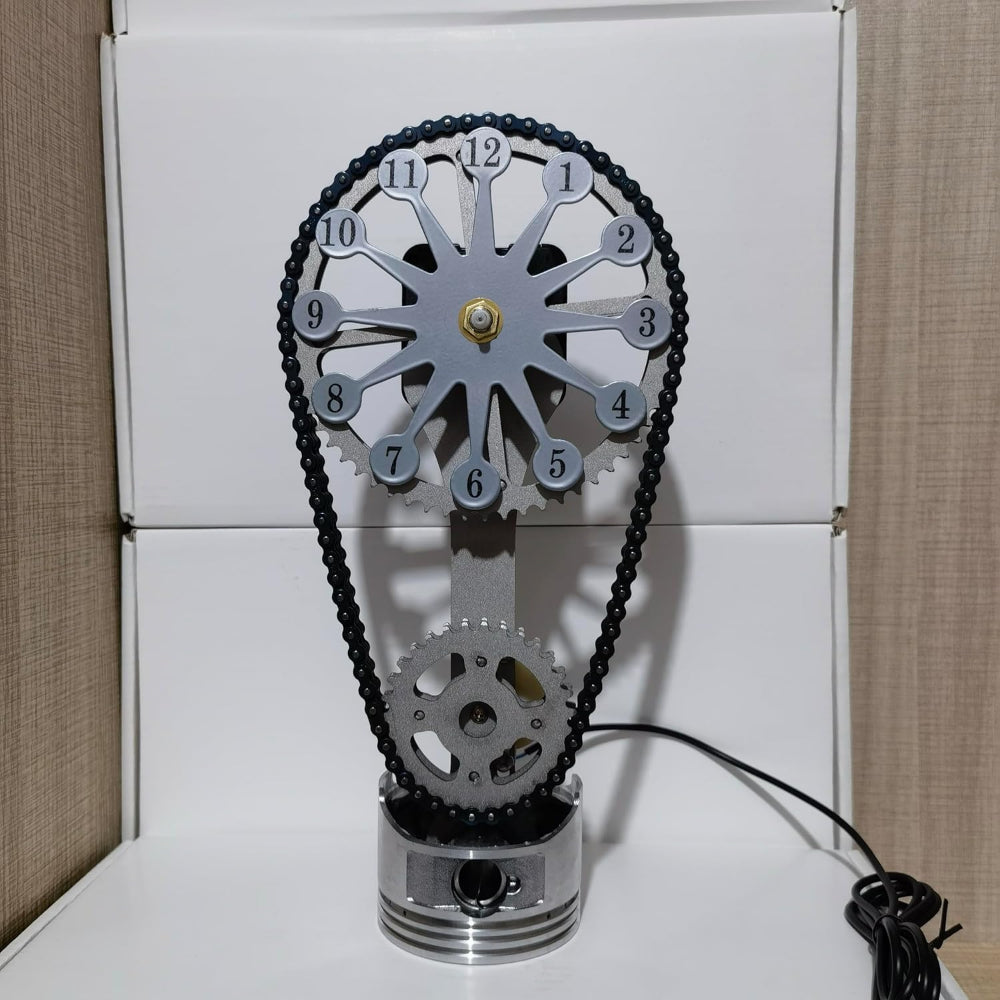Modern Gear Wall Clock with Open Mechanism – Industrial Design for Home and Office 3