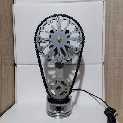 Modern Gear Wall Clock with Open Mechanism – Industrial Design for Home and Office 3