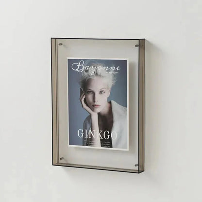 Transparent Acrylic Photo Frame with Colorful Edges – Modern Display for 10x15 cm Photos 12