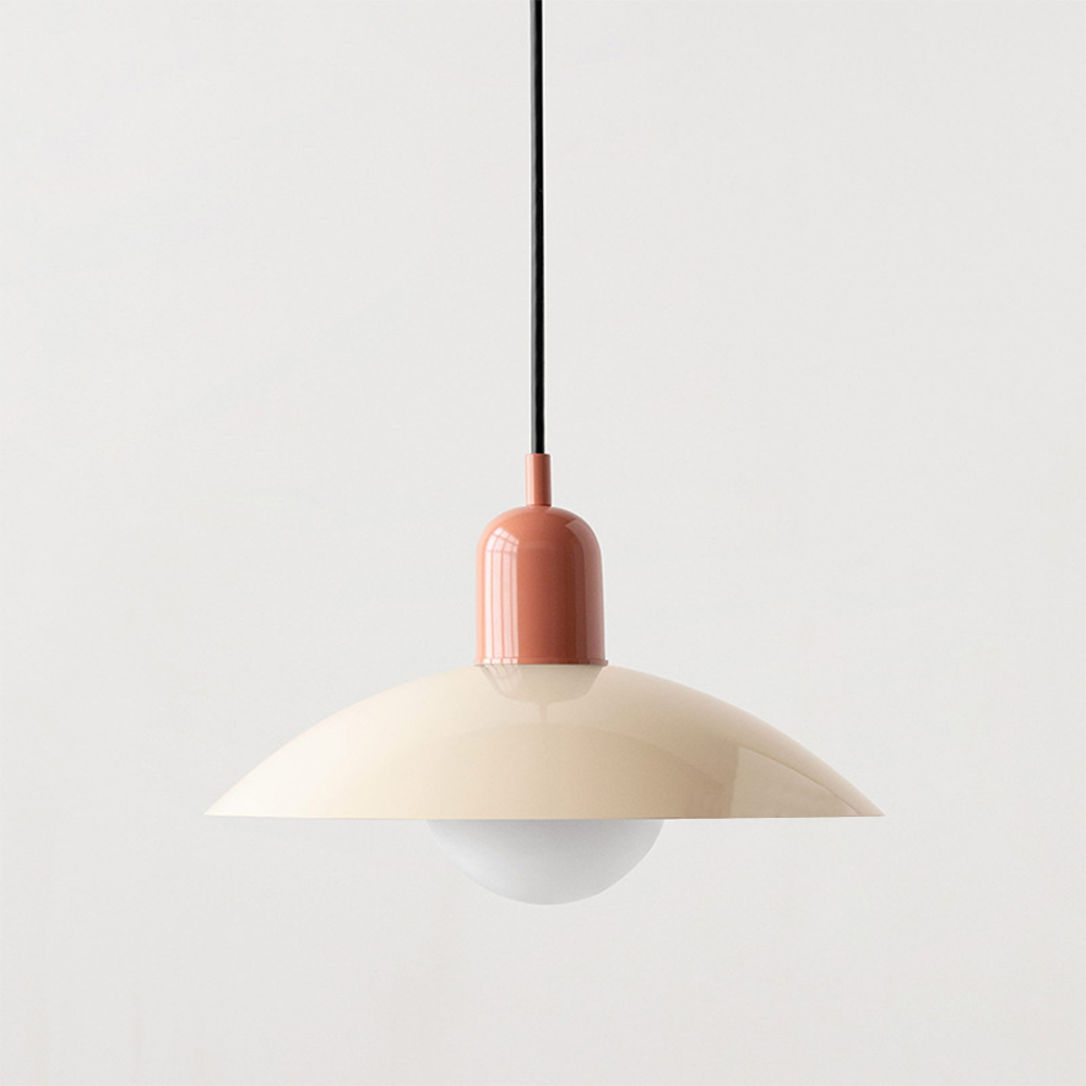 Bauhaus-Inspired Macaron Pendant Light – Adjustable Height, Modern Pastel Design 1