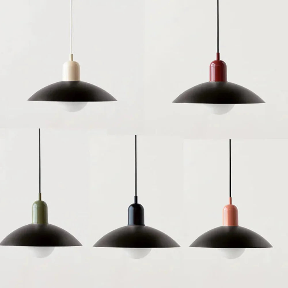 Bauhaus-Inspired Macaron Pendant Light – Adjustable Height, Modern Pastel Design 25