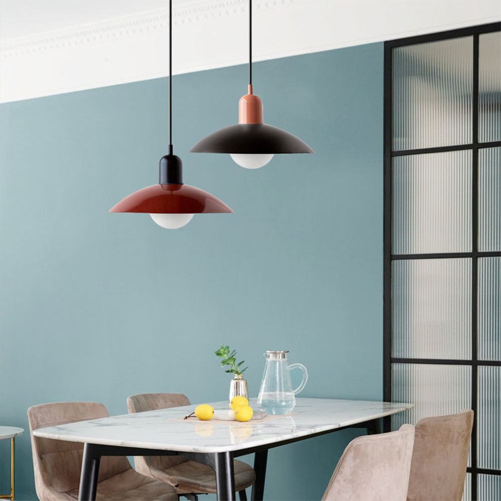 Bauhaus-Inspired Macaron Pendant Light – Adjustable Height, Modern Pastel Design 3