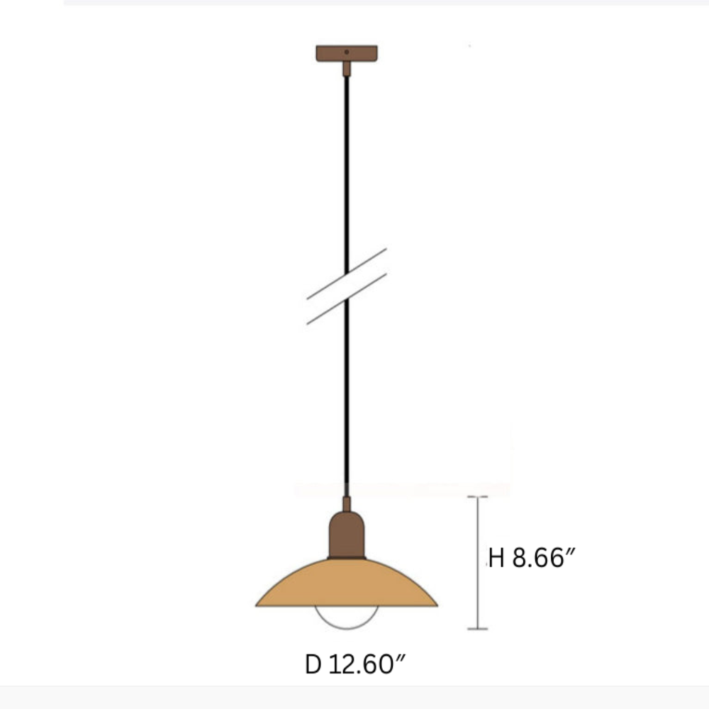 Bauhaus-Inspired Macaron Pendant Light – Adjustable Height, Modern Pastel Design 32